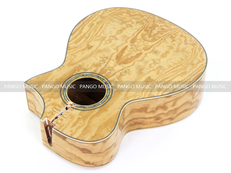 41-inch Solid Spruce Top Gloss Finish DIY Acoustic Guitar (PHT-001)