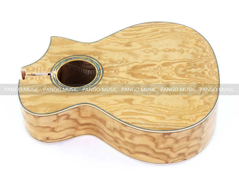 41-inch Solid Spruce Top Gloss Finish DIY Acoustic Guitar (PHT-001)