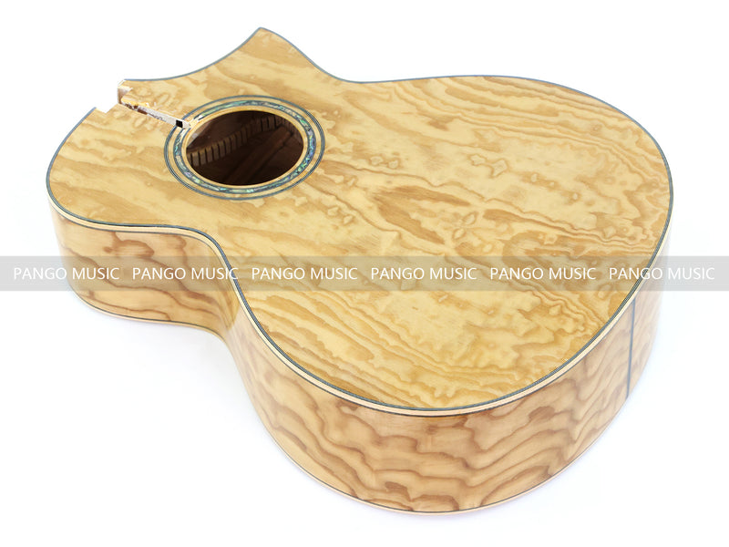 41-inch Solid Spruce Top Gloss Finish DIY Acoustic Guitar (PHT-001)