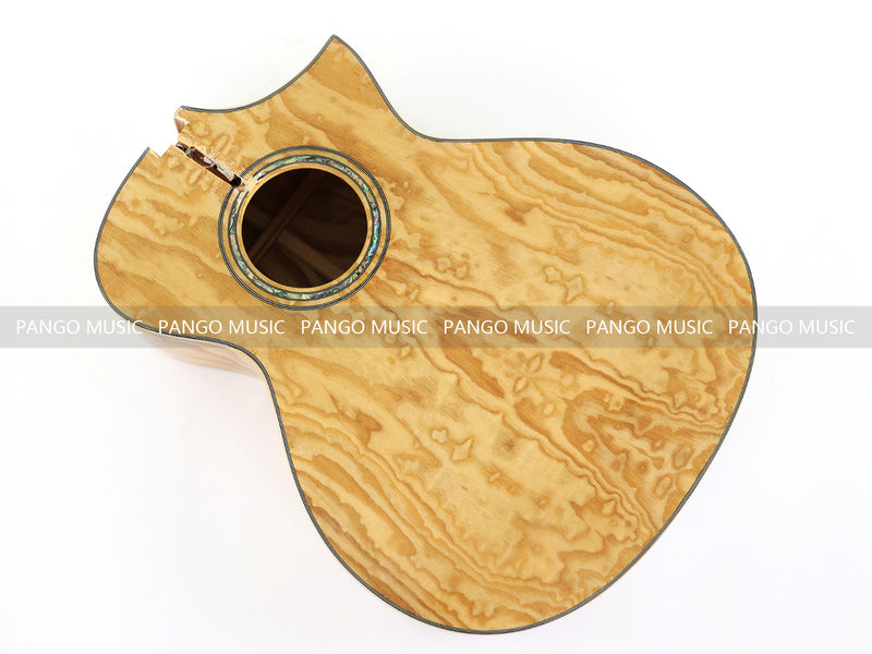 41-inch Solid Spruce Top Gloss Finish DIY Acoustic Guitar (PHT-001)