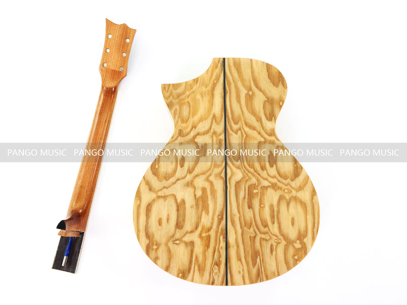 41-inch Solid Spruce Top Gloss Finish DIY Acoustic Guitar (PHT-001)
