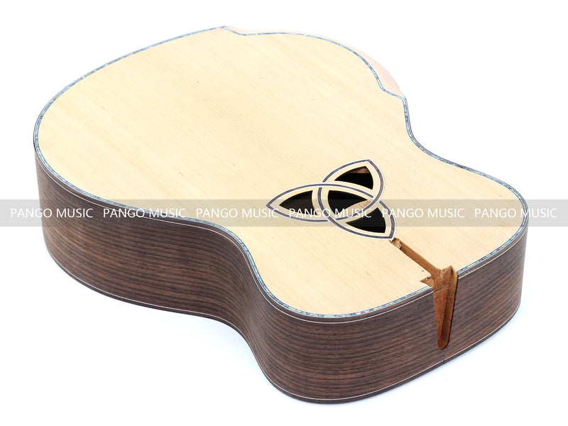 41 Inch All Solid Wood DIY Acoustic Guitar Kit with Solid Rosewood Back & Sides (11110, Limited Edition)