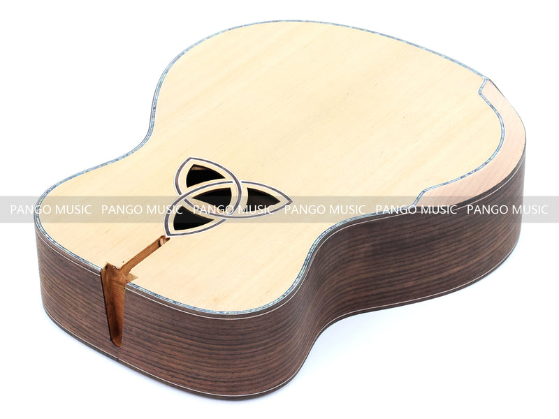 41 Inch All Solid Wood DIY Acoustic Guitar Kit with Solid Rosewood Back & Sides (11110, Limited Edition)
