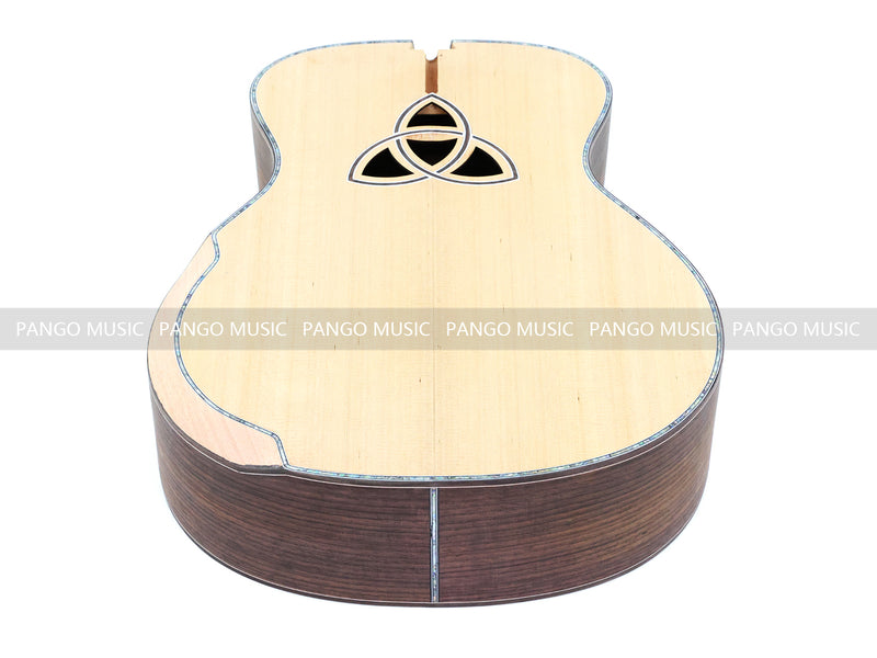 41 Inch All Solid Wood DIY Acoustic Guitar Kit with Solid Rosewood Back & Sides (11110, Limited Edition)