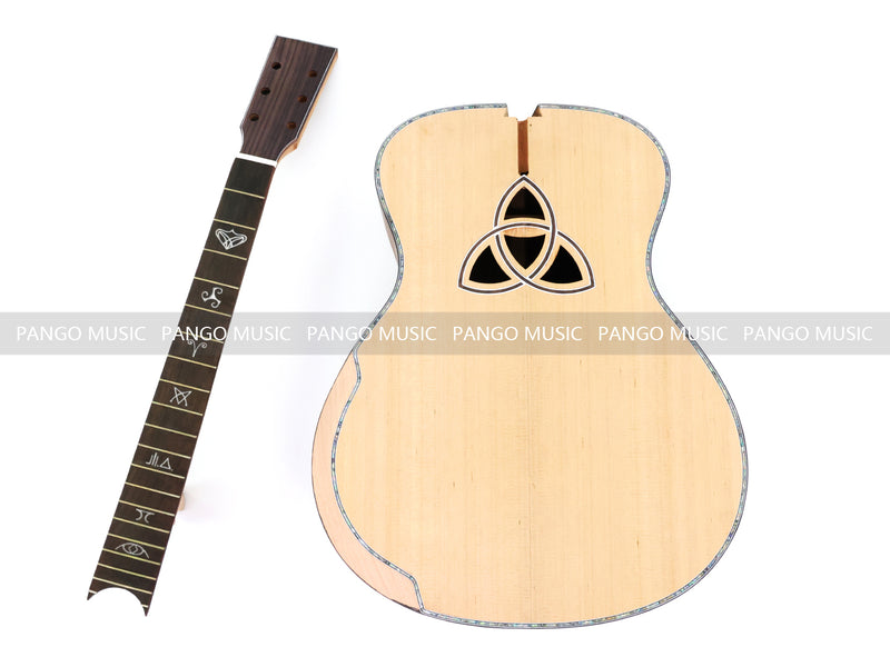 41 Inch All Solid Wood DIY Acoustic Guitar Kit with Solid Rosewood Back & Sides (11110, Limited Edition)