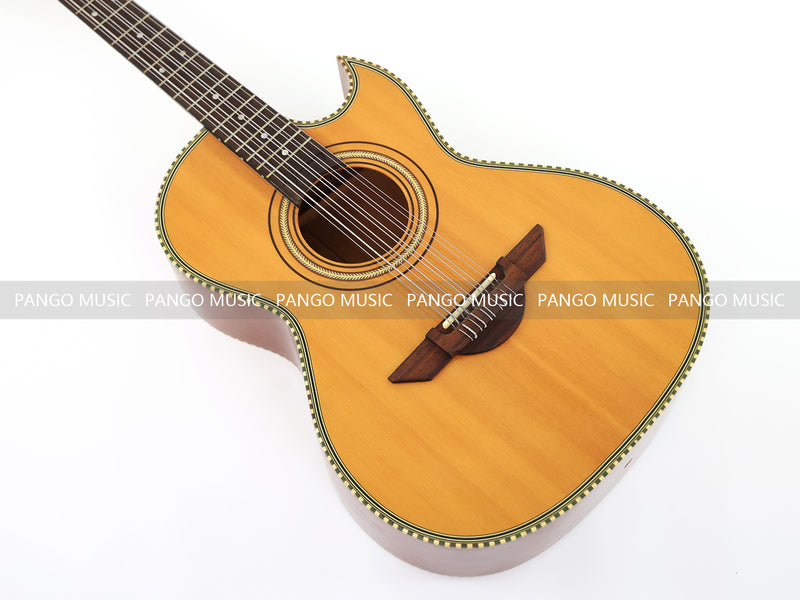 41 Inch 10 Strings Solid Spruce Top Classical Guitar with EQ (PCL-400, Limited Edition)