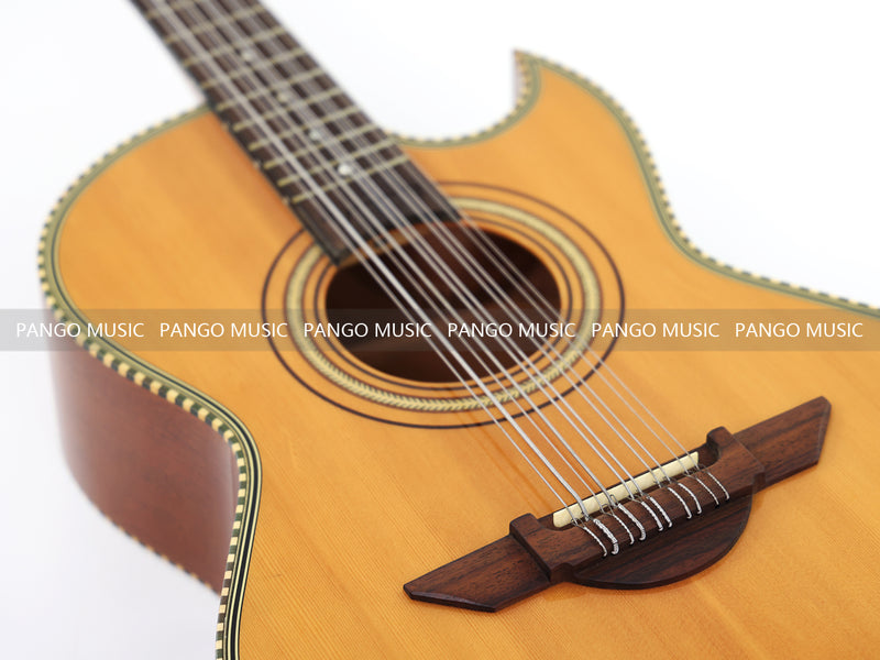 41 Inch 10 Strings Solid Spruce Top Classical Guitar with EQ (PCL-400, Limited Edition)