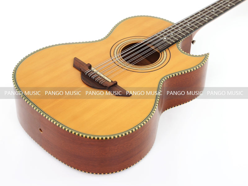 41 Inch 10 Strings Solid Spruce Top Classical Guitar with EQ (PCL-400, Limited Edition)