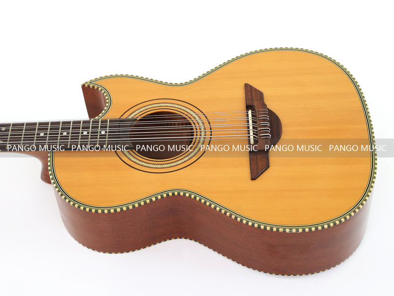 41 Inch 10 Strings Solid Spruce Top Classical Guitar with EQ (PCL-400, Limited Edition)