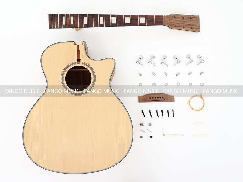 41-inch Solid Spruce Top DIY Acoustic Guitar Kit (PFA-953X, Limited Edition)