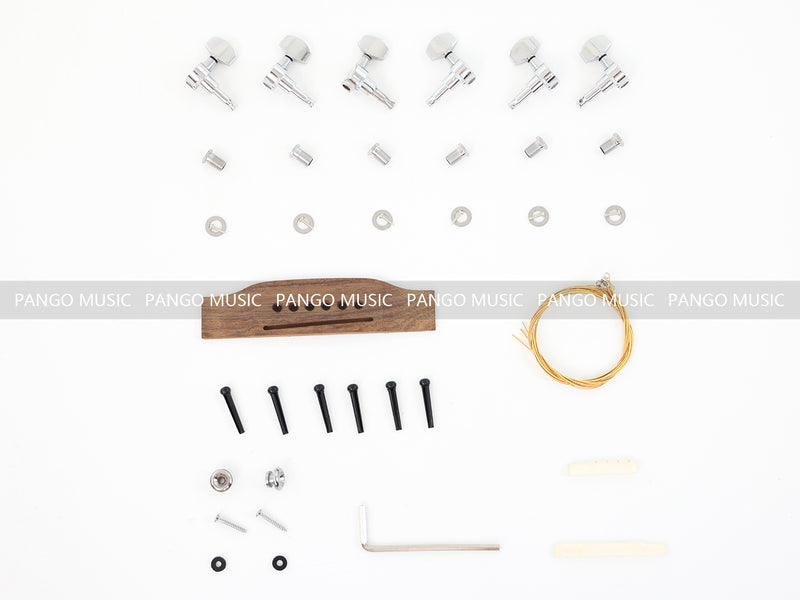 41-inch Solid Spruce Top DIY Acoustic Guitar Kit (PFA-953X, Limited Edition)