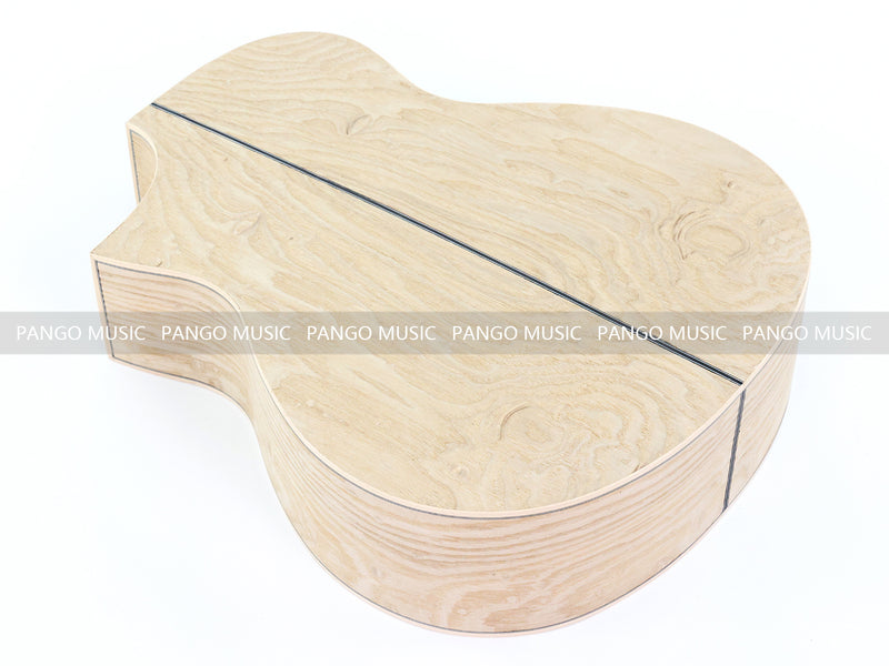 Pre-Sale 41 Inch Solid Spruce Top DIY Acoustic Guitar Kit with Ash Veneer (PFA-988X)