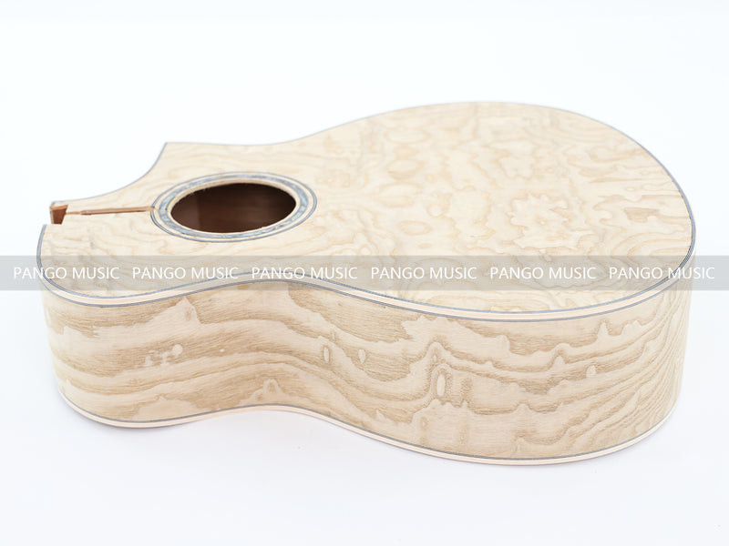 41 Inch Solid Spruce Top DIY Acoustic Guitar Kit with Ash Veneer (PFA-988F, Fast Shipping, Tariff-free)