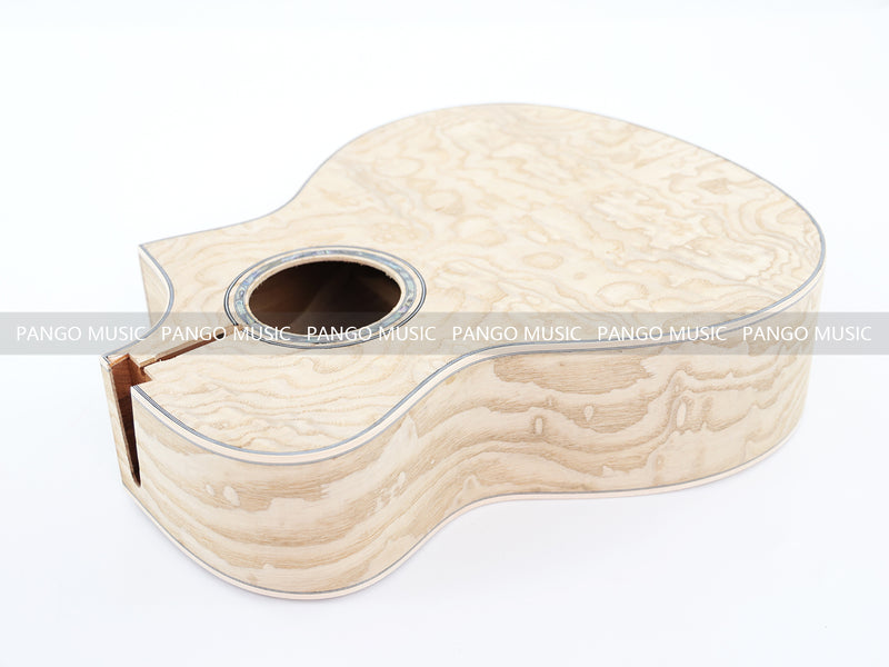 41 Inch Solid Spruce Top DIY Acoustic Guitar Kit with Ash Veneer (PFA-988F, Fast Shipping, Tariff-free)