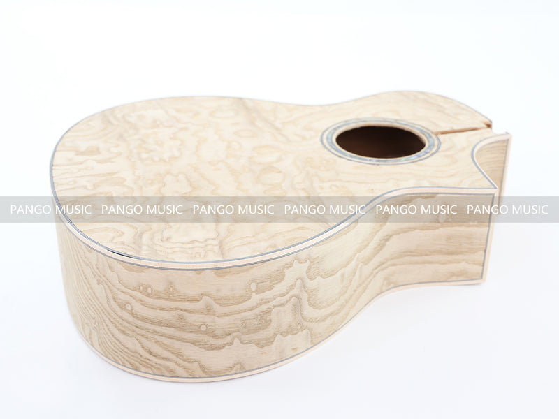 41 Inch Solid Spruce Top DIY Acoustic Guitar Kit with Ash Veneer (PFA-988F, Fast Shipping, Tariff-free)