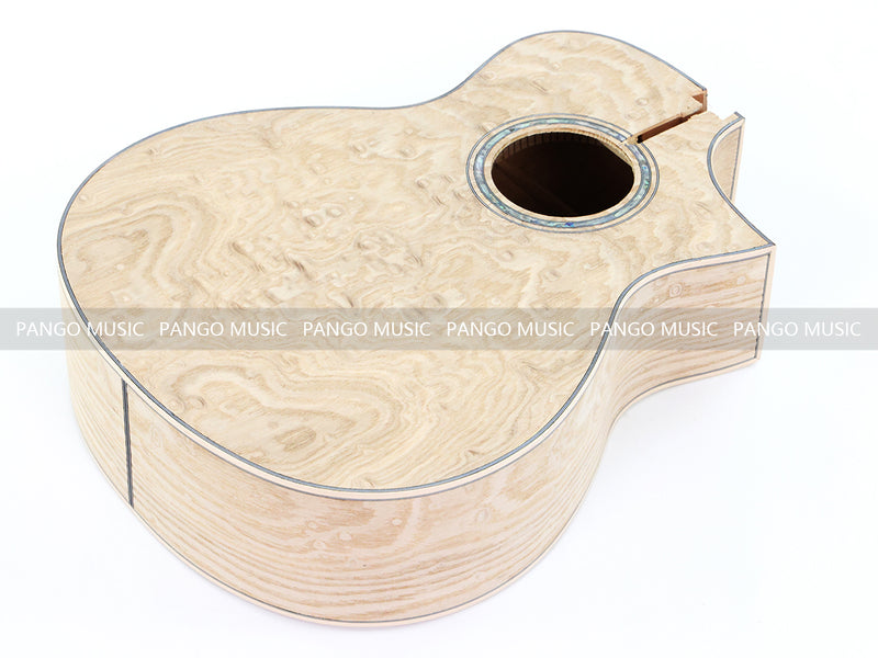 Pre-Sale 41 Inch Solid Spruce Top DIY Acoustic Guitar Kit with Ash Veneer (PFA-988X)