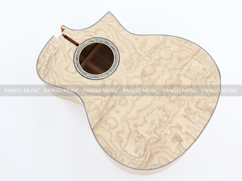 41 Inch Solid Spruce Top DIY Acoustic Guitar Kit with Ash Veneer (PFA-988F, Fast Shipping, Tariff-free)