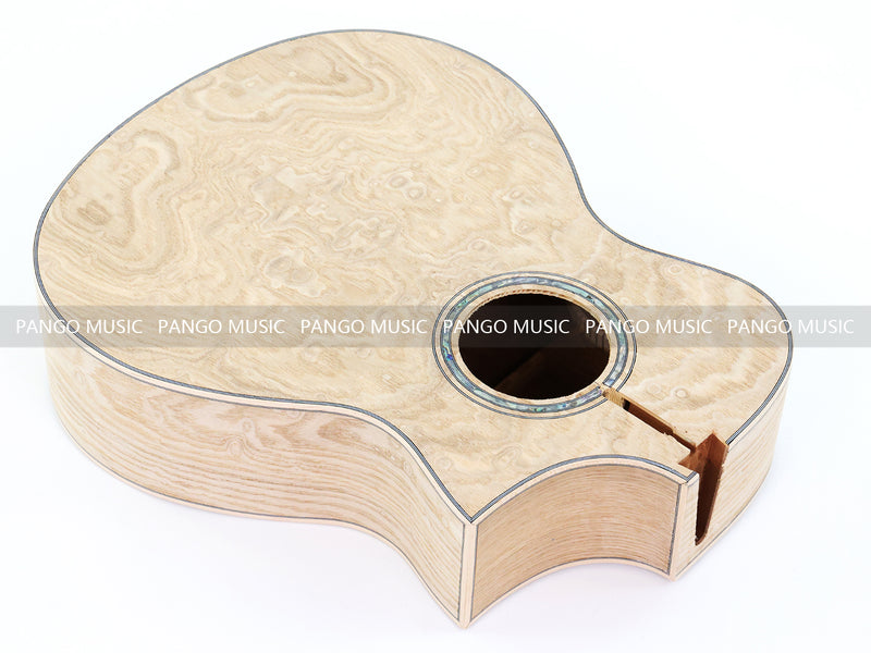 Pre-Sale 41 Inch Solid Spruce Top DIY Acoustic Guitar Kit with Ash Veneer (PFA-988X)