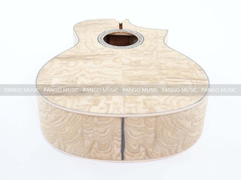 41 Inch Solid Spruce Top DIY Acoustic Guitar Kit with Ash Veneer (PFA-988F, Fast Shipping, Tariff-free)