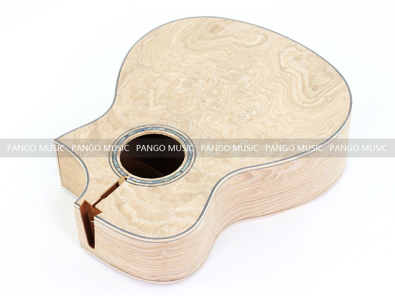 Pre-Sale 41 Inch Solid Spruce Top DIY Acoustic Guitar Kit with Ash Veneer (PFA-988X)