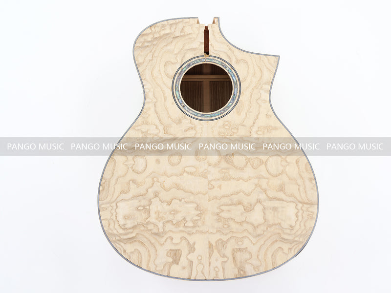 41 Inch Solid Spruce Top DIY Acoustic Guitar Kit with Ash Veneer (PFA-988F, Fast Shipping, Tariff-free)