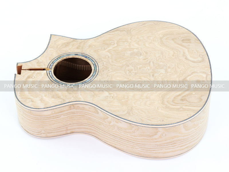 Pre-Sale 41 Inch Solid Spruce Top DIY Acoustic Guitar Kit with Ash Veneer (PFA-988X)