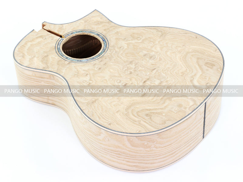 Pre-Sale 41 Inch Solid Spruce Top DIY Acoustic Guitar Kit with Ash Veneer (PFA-988X)
