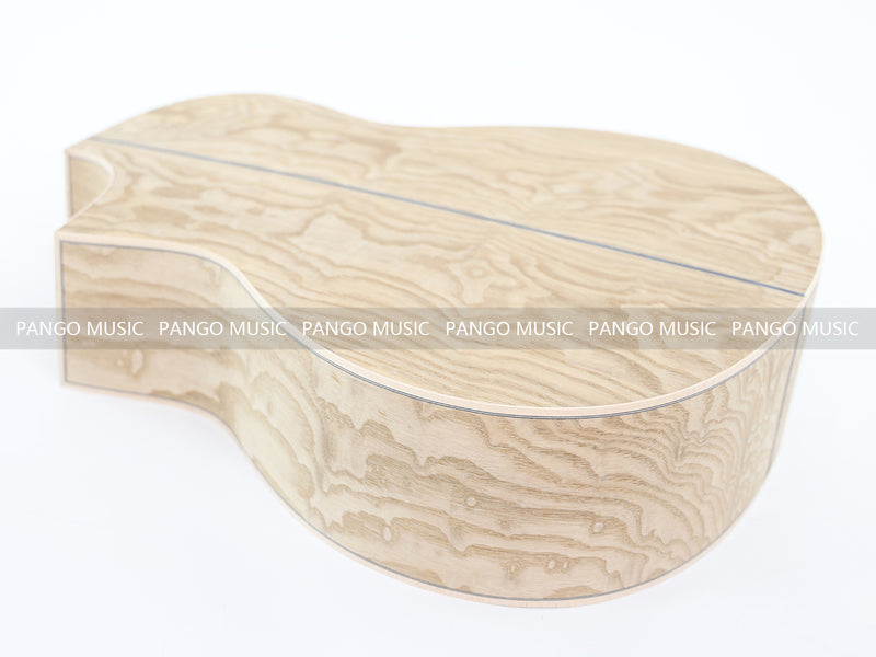 41 Inch Solid Spruce Top DIY Acoustic Guitar Kit with Ash Veneer (PFA-988F, Fast Shipping, Tariff-free)