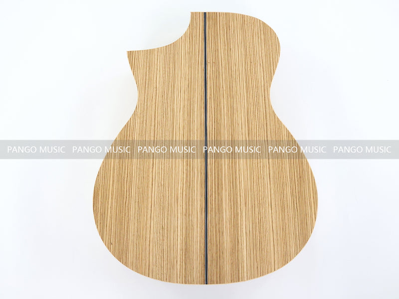 41 Inch Solid Spruce Top DIY Acoustic Guitar Kit with Zebrawood Veneer (PFA-990X)