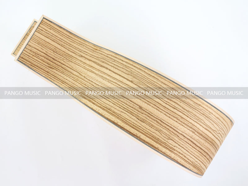 41 Inch Solid Spruce Top DIY Acoustic Guitar Kit with Zebrawood Veneer (PFA-990X)