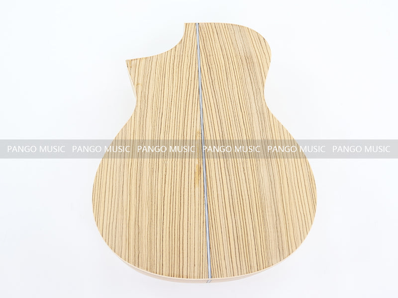41 Inch Solid Spruce Top DIY Acoustic Guitar Kit with Zebrawood Veneer (PFA-990F, Fast Shipping, Tariff-free)