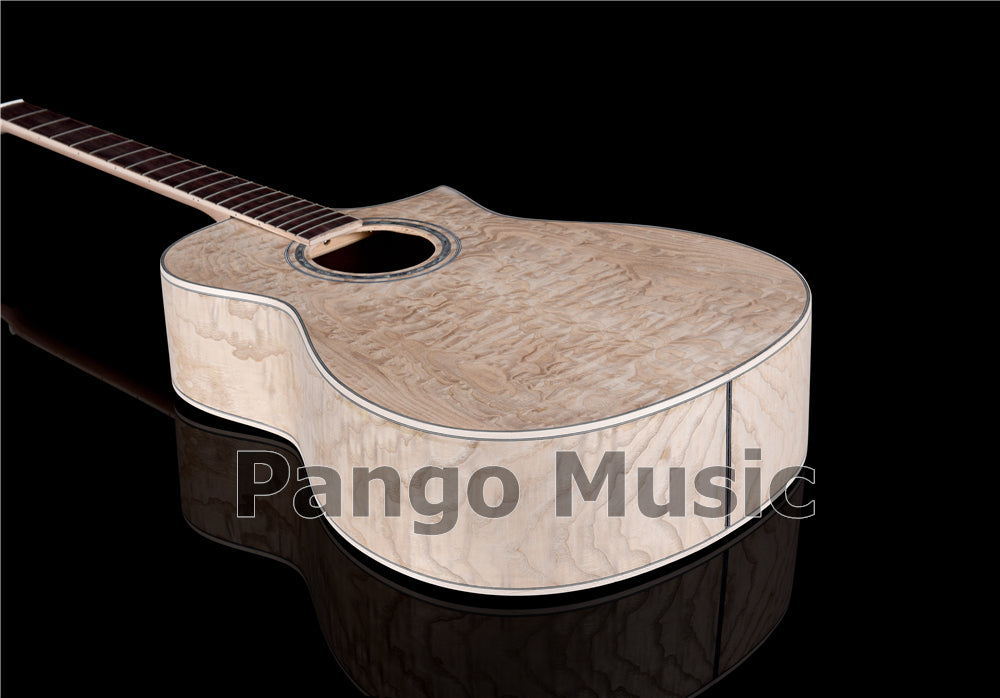 Pre-sale 41 Inch Solid Spruce Top DIY Acoustic Guitar Kit with Ash Veneer (PFA-988)