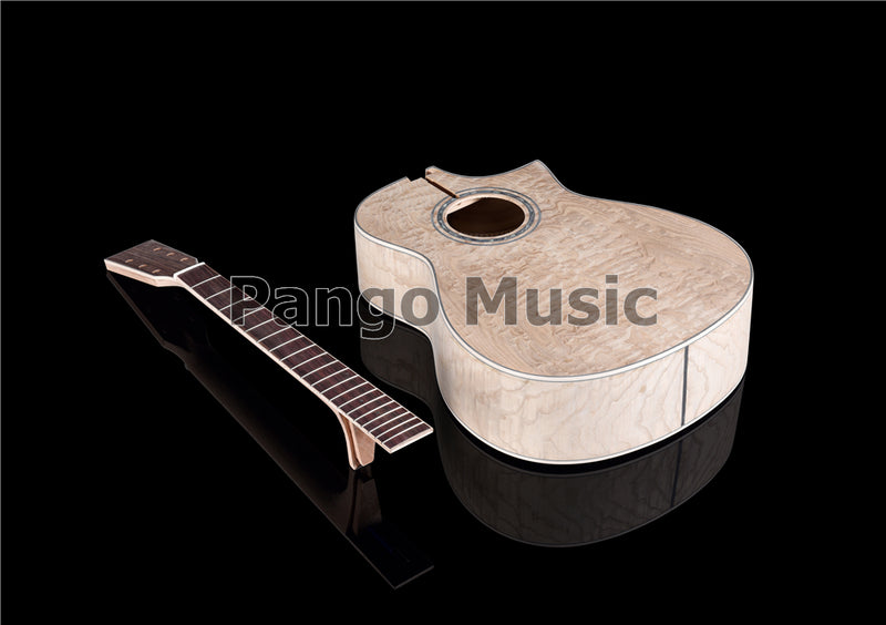 Pre-sale 41 Inch Solid Spruce Top DIY Acoustic Guitar Kit with Ash Veneer (PFA-988)