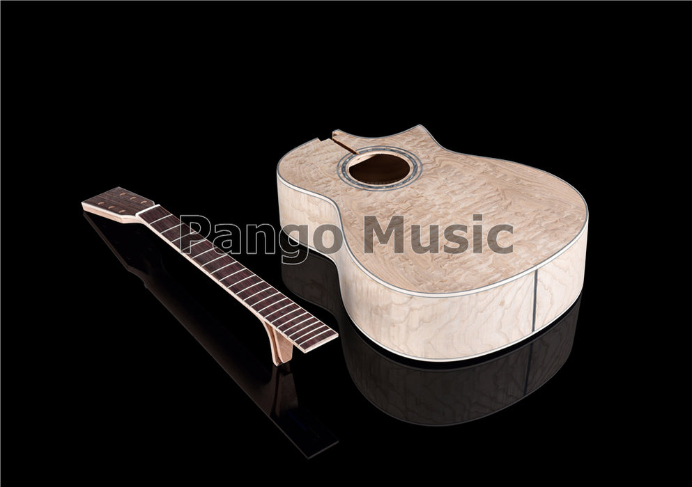 Pre-sale 41 Inch Solid Spruce Top DIY Acoustic Guitar Kit with Ash Veneer (PFA-988)
