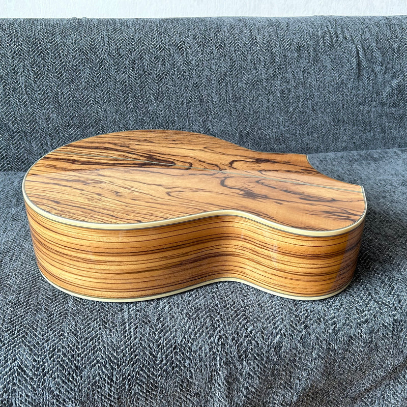 41 Inch Solid Spruce Top LEGO Style DIY Acoustic Guitar with Painting (PHT-003)