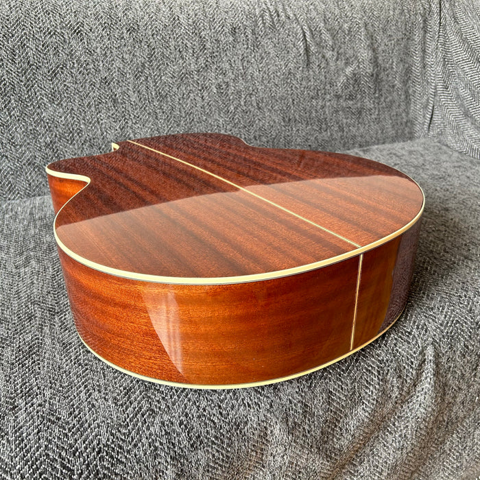 41 Inch Solid Spruce Top LEGO Style DIY Acoustic Guitar with Painting (PHT-006)