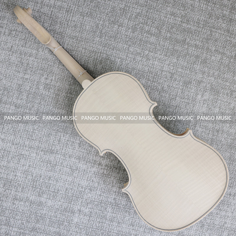 4/4 Solid Spruce Top/ Italy Solid Flamed Maple Back & Sides DIY Violin Kit (PVL-901)