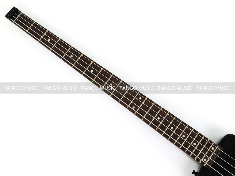 4 String Headless All Black Electric Bass Guitar (GKS-079)