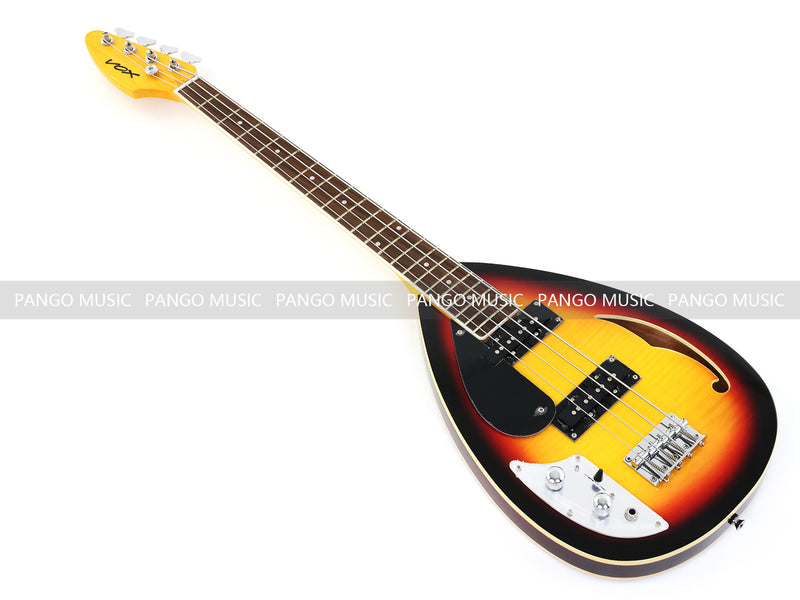 4 String Semi-Hollow Body Left-Handed Electric Guitar (C1824, B Stock)