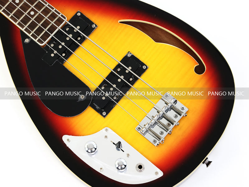 4 String Semi-Hollow Body Left-Handed Electric Guitar (C1824, B Stock)