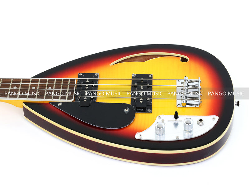4 String Semi-Hollow Body Left-Handed Electric Guitar (C1824, B Stock)