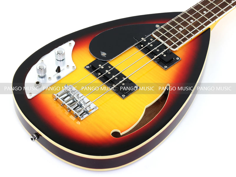 4 String Semi-Hollow Body Left-Handed Electric Guitar (C1824, B Stock)