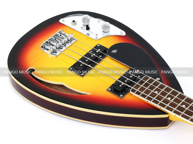 4 String Semi-Hollow Body Left-Handed Electric Guitar (C1824, B Stock)