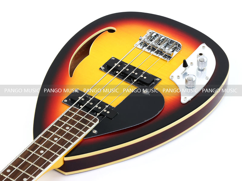 4 String Semi-Hollow Body Left-Handed Electric Guitar (C1824, B Stock)