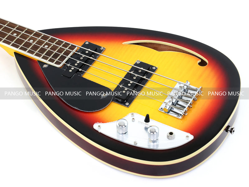 4 String Semi-Hollow Body Left-Handed Electric Guitar (C1824, B Stock)