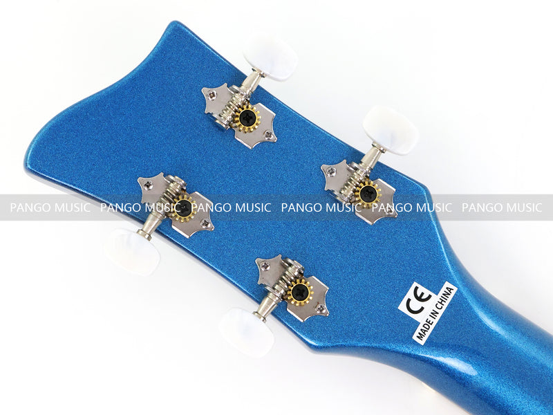 4 String Semi Hollow Violin Style Electric Bass Guitar with Metallic Sparkling Finish (PHY-109)