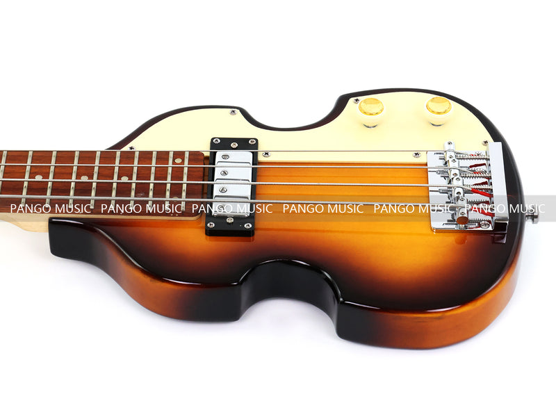 4 String Short Scale Mini Violin Sunburst Electric Bass Guitar(PHF-119)