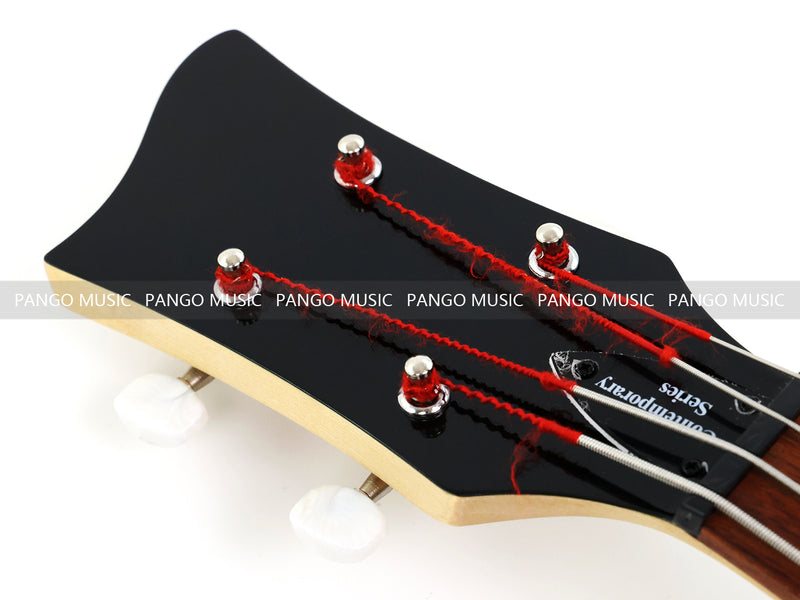 4 String Short Scale Mini Violin Sunburst Electric Bass Guitar(PHF-119)