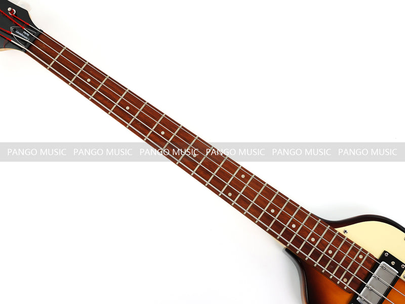 4 String Short Scale Mini Violin Sunburst Electric Bass Guitar(PHF-119)