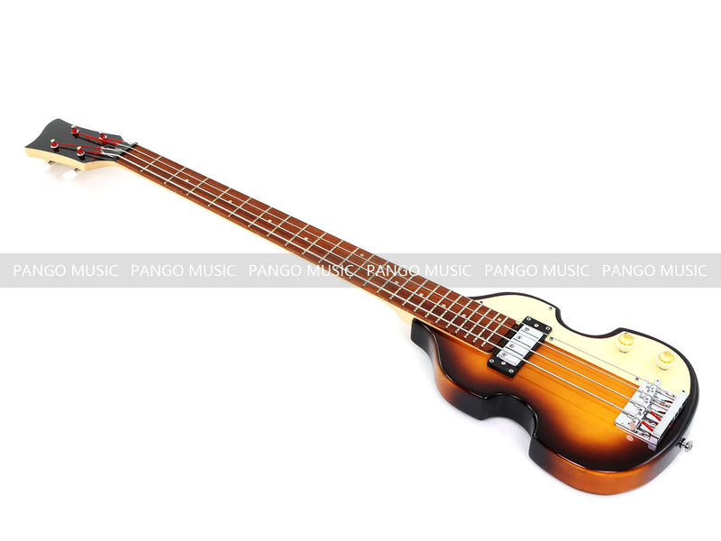 4 String Short Scale Mini Violin Sunburst Electric Bass Guitar(PHF-119)